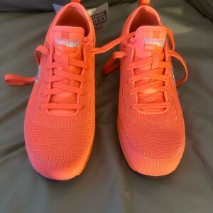 Skechers Neon Coral Women's Sneakers